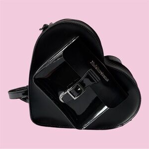 Dr. Martens Black Heart Crossbody Bag
